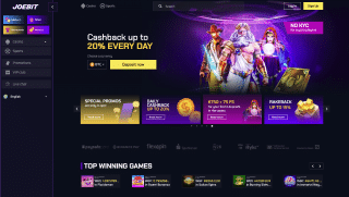 JoeBit Casino Screenshot