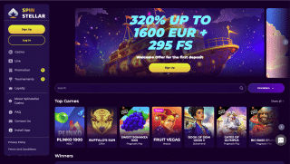 Spinstellar Casino Screenshot